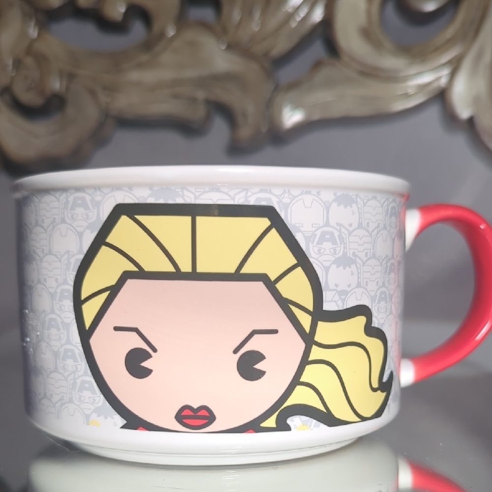 Marvel Miniso Life Captain Marvel Soup Coffee Mug